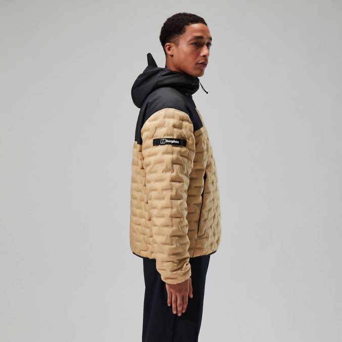 Berghaus moški jakna z izolacijo jesmond 6JTH74 oblačila peščena sipina