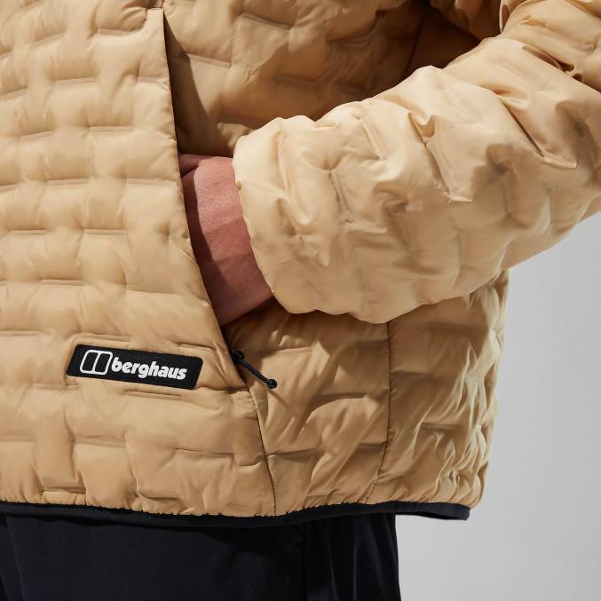 Berghaus moški jakna z izolacijo jesmond 6JTH74 oblačila peščena sipina