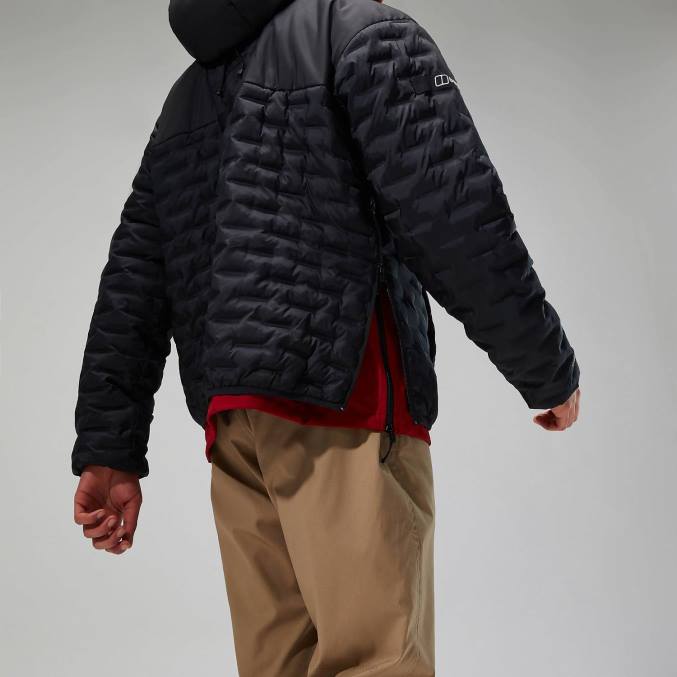 Berghaus moški jakna z izolacijo jesmond 6JTH75 oblačila jet črna