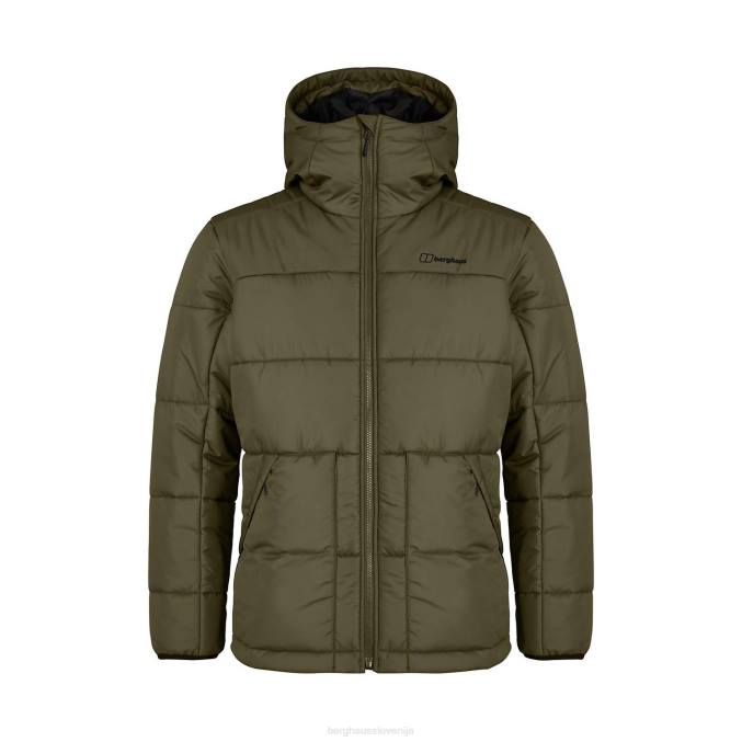 Berghaus moški komatiite izolirana jakna 6JTH52 oblačila zelena
