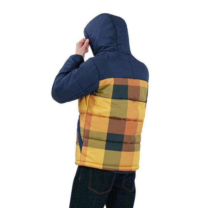 Berghaus moški komatiite izolirana jakna 6JTH54 oblačila modra/rjava