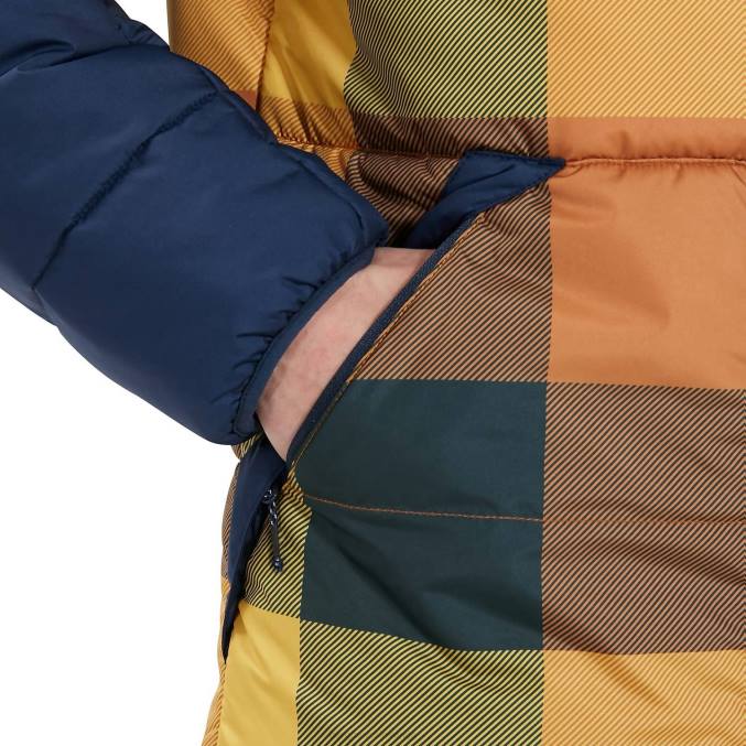 Berghaus moški komatiite izolirana jakna 6JTH54 oblačila modra/rjava