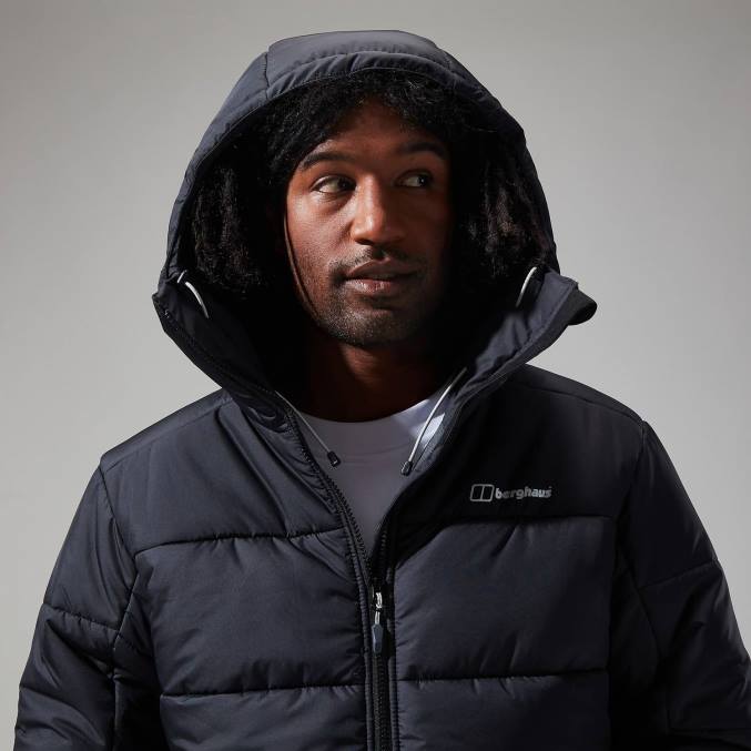 Berghaus moški komatiite jakna 6JTH51 oblačila Črna