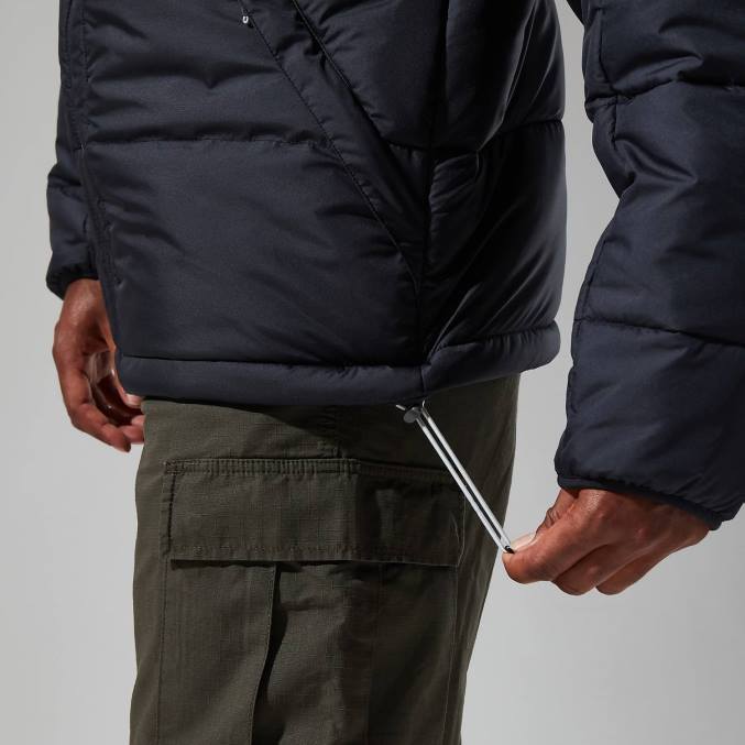 Berghaus moški komatiite jakna 6JTH51 oblačila Črna