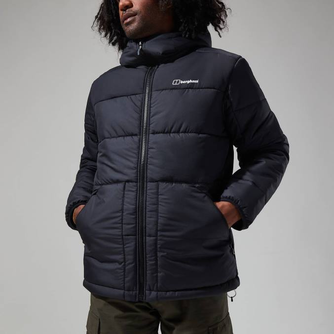 Berghaus moški komatiite jakna 6JTH51 oblačila Črna