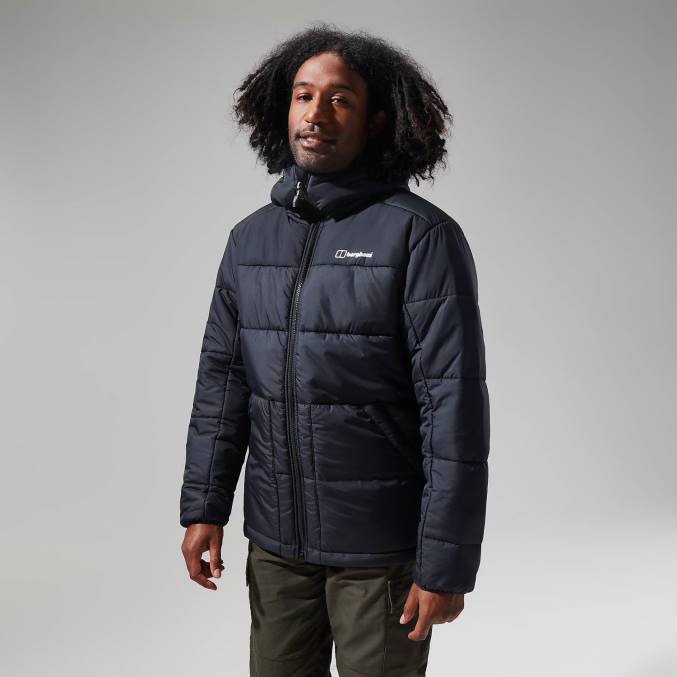 Berghaus moški komatiite jakna 6JTH51 oblačila Črna