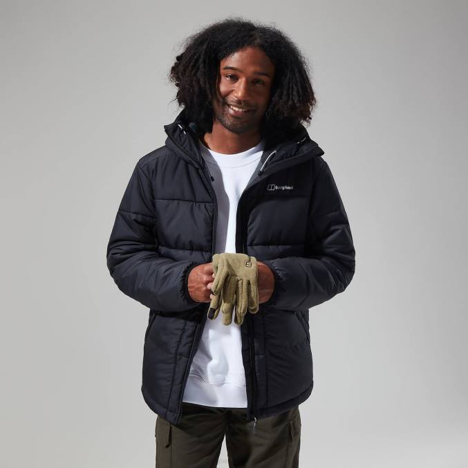 Berghaus moški komatiite jakna 6JTH51 oblačila Črna