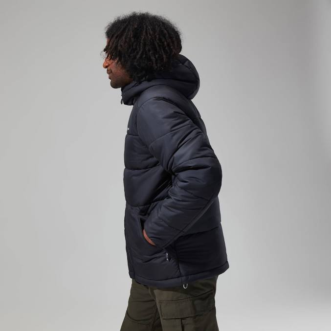 Berghaus moški komatiite jakna 6JTH51 oblačila Črna