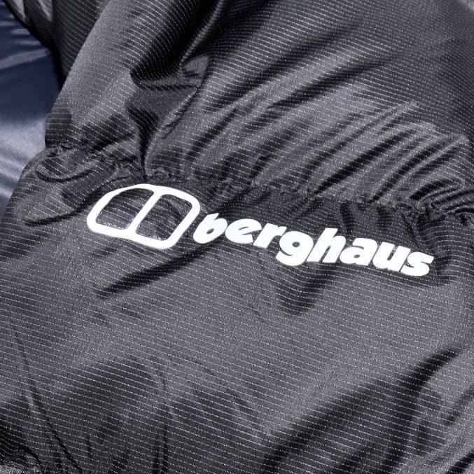 Berghaus moški mtn arete ultra puhast pulover s kapuco 6JTH71 oblačila jet črna