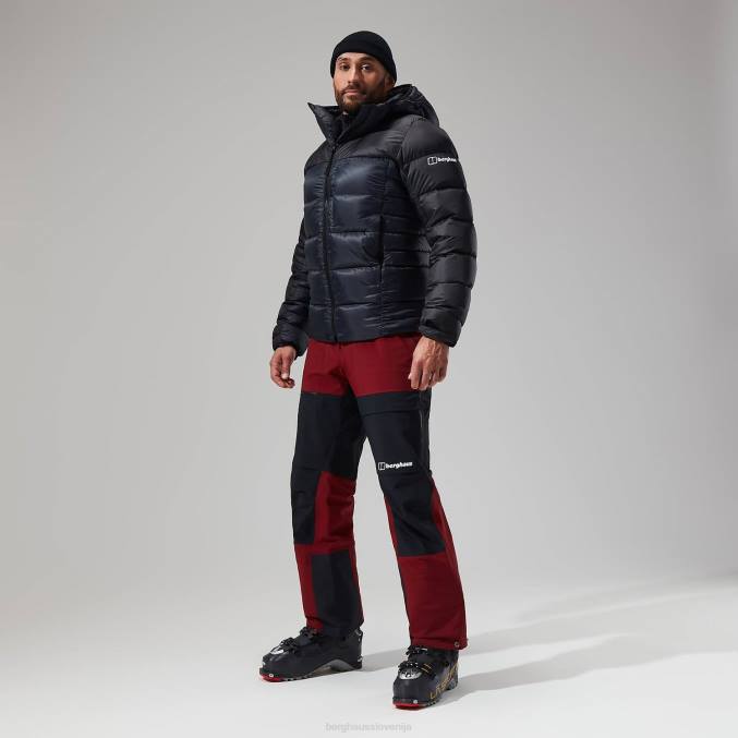 Berghaus moški mtn arete ultra puhast pulover s kapuco 6JTH71 oblačila jet črna