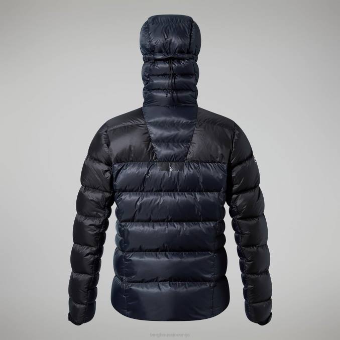 Berghaus moški mtn arete ultra puhast pulover s kapuco 6JTH71 oblačila jet črna