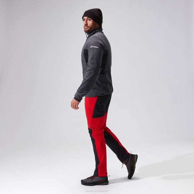 Berghaus moški mtn guide mw hibridna jakna 6JTH77 oblačila siva/črna