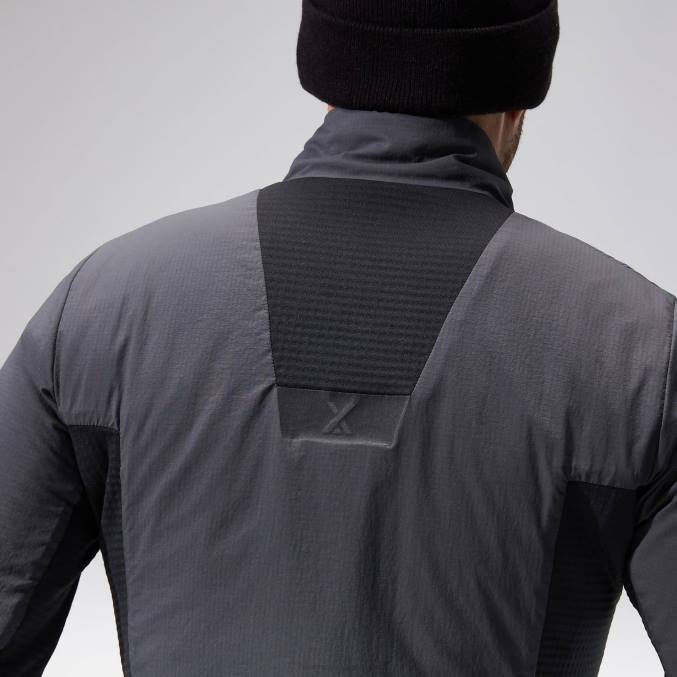 Berghaus moški mtn guide mw hibridna jakna 6JTH77 oblačila siva/črna