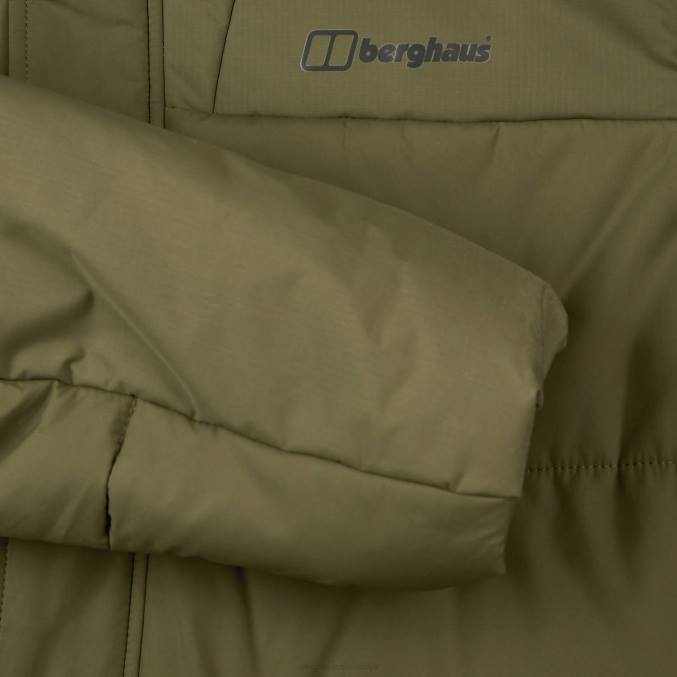 Berghaus moški pole 21 izolirana jakna 6JTH83 oblačila zelena
