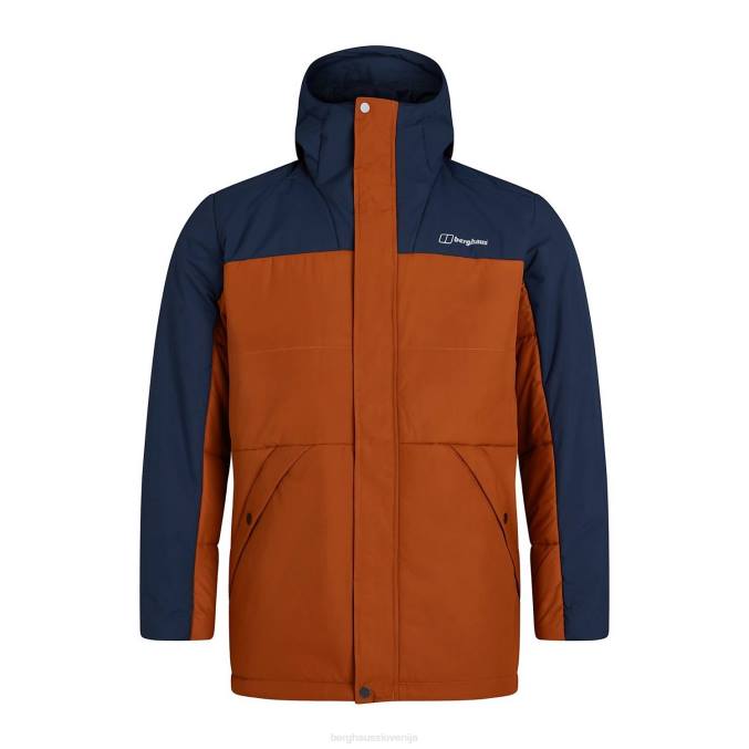 Berghaus moški pole 21 izolirana jakna 6JTH84 oblačila rjava/modra