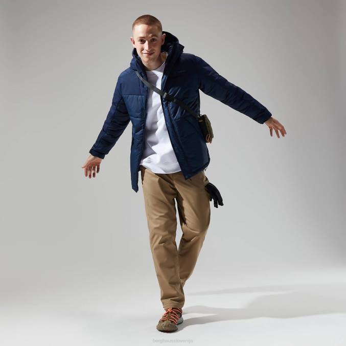 Berghaus moški pole 21 jakna 6JTH76 oblačila temno modra