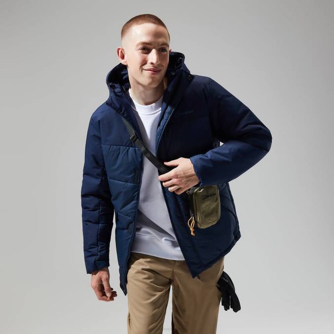 Berghaus moški pole 21 jakna 6JTH76 oblačila temno modra