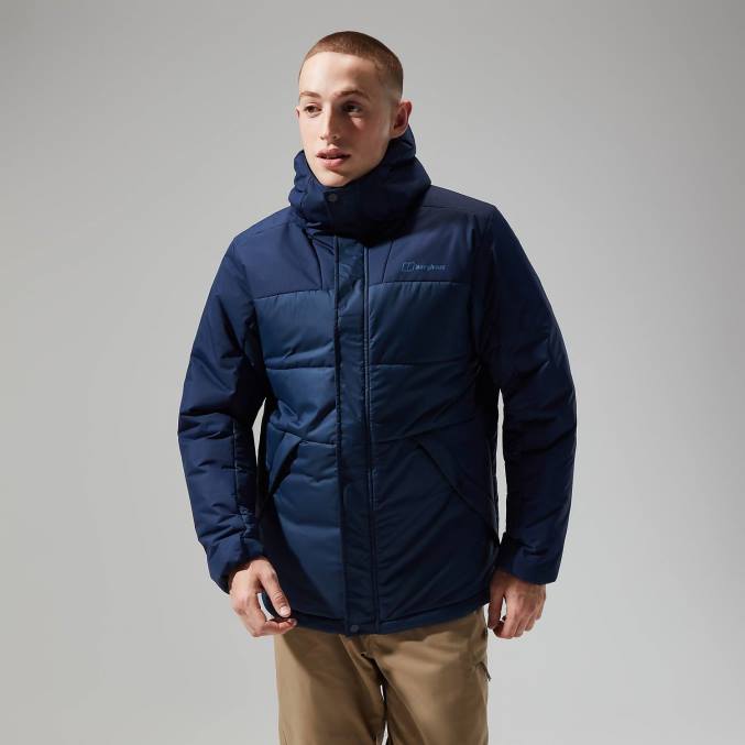 Berghaus moški pole 21 jakna 6JTH76 oblačila temno modra