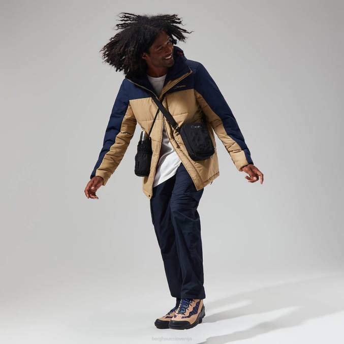 Berghaus moški pole 21 jakna 6JTH89 oblačila naravna/temno modra