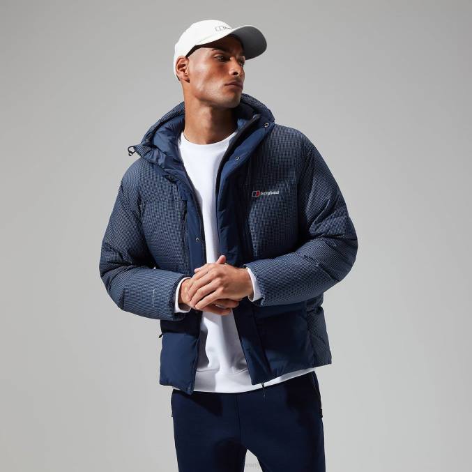 Berghaus moški sabber puhovka s kapuco 6JTH68 oblačila mrak