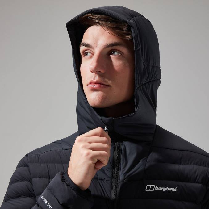 Berghaus moški sorodna jakna 6JTH85 oblačila Črna