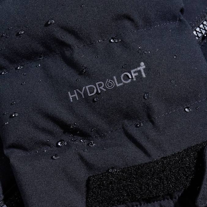 Berghaus moški theran hibridna jakna s kapuco 6JTH60 oblačila jet črna