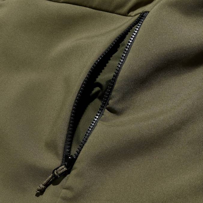 Berghaus moški theran hibridna jakna s kapuco 6JTH61 oblačila oljčna noč