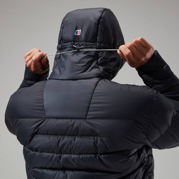 Berghaus moški urban ronnas odsevna jakna 6JTH93 oblačila jet črna