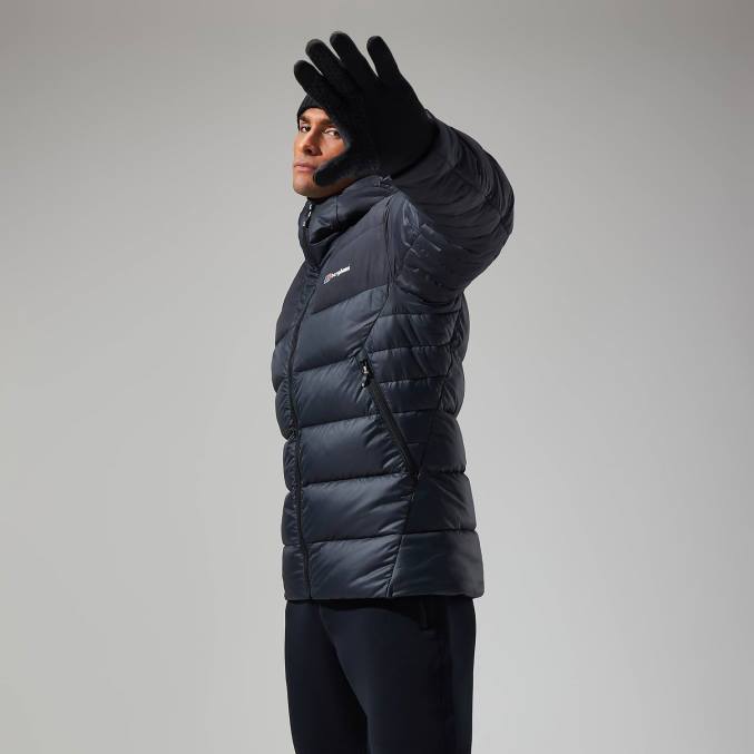 Berghaus moški urban ronnas odsevna jakna 6JTH93 oblačila jet črna