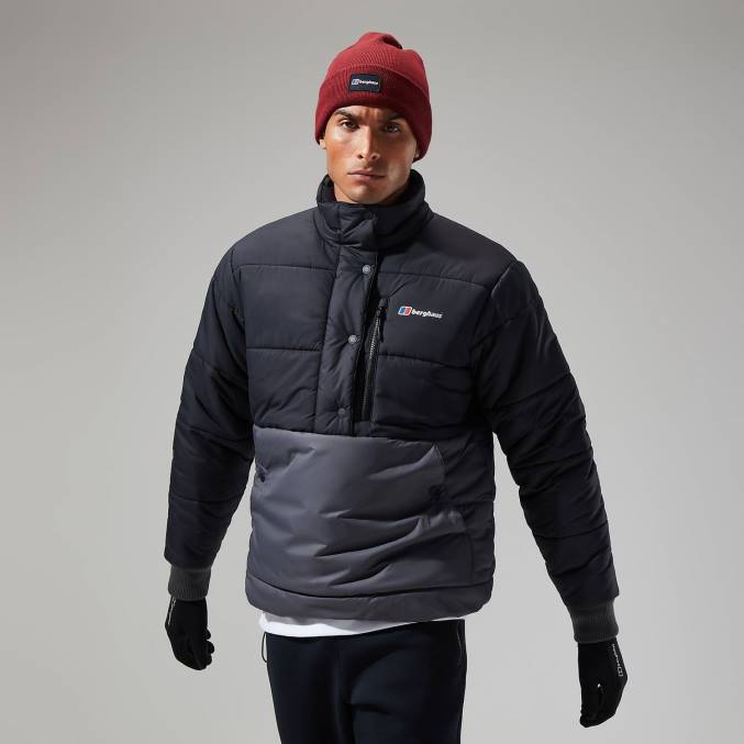 Berghaus moški urbana selapass halja 6JTH80 oblačila črno/siva tanka črta