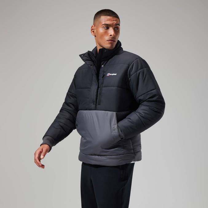 Berghaus moški urbana selapass halja 6JTH80 oblačila črno/siva tanka črta