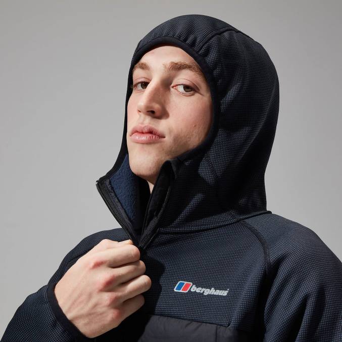 Berghaus moški urbani pravitale hibrid 6JTH65 oblačila jet black/carbon