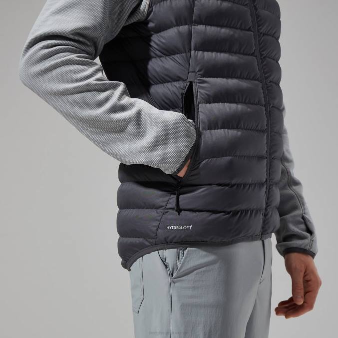 Berghaus moški urbani pravitale hibrid 6JTH66 oblačila siva črta/spomenik