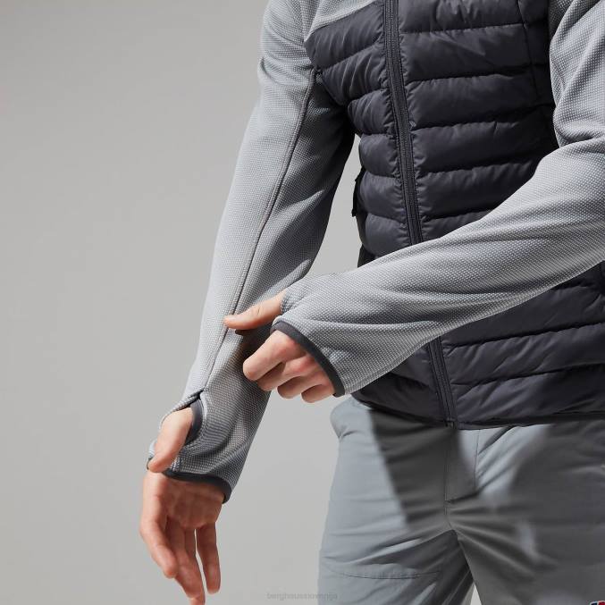 Berghaus moški urbani pravitale hibrid 6JTH66 oblačila siva črta/spomenik