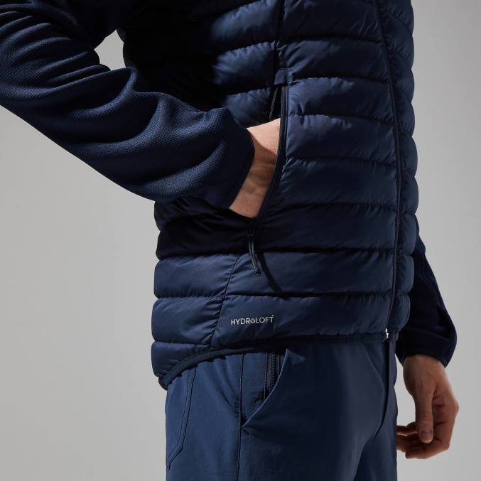 Berghaus moški urbani pravitale hibrid 6JTH67 oblačila mornarsko navy blazer/dusk