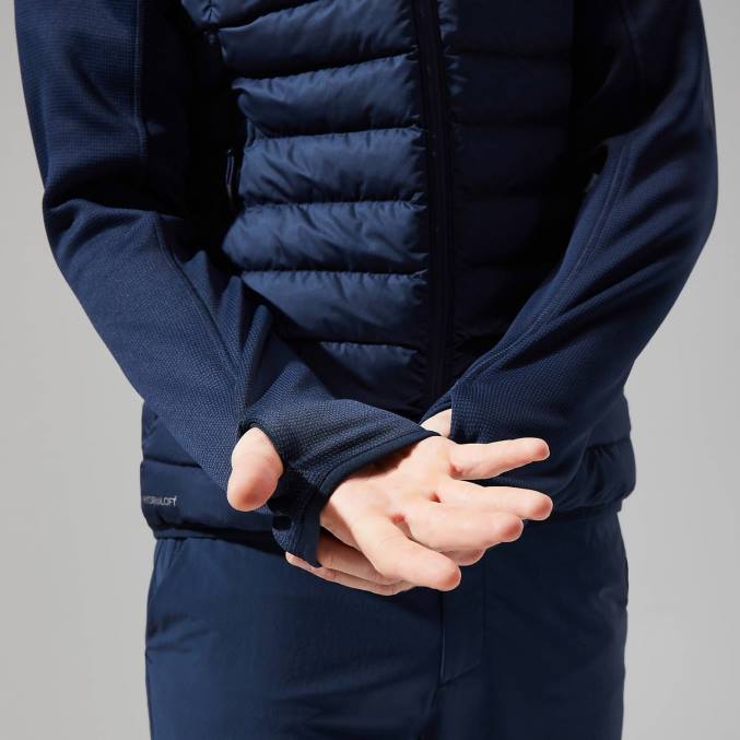 Berghaus moški urbani pravitale hibrid 6JTH67 oblačila mornarsko navy blazer/dusk