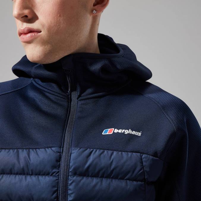 Berghaus moški urbani pravitale hibrid 6JTH67 oblačila mornarsko navy blazer/dusk
