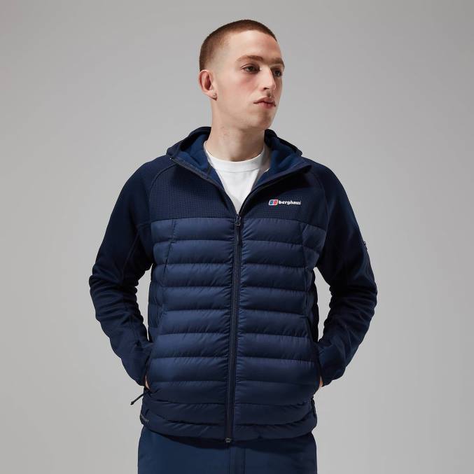 Berghaus moški urbani pravitale hibrid 6JTH67 oblačila mornarsko navy blazer/dusk