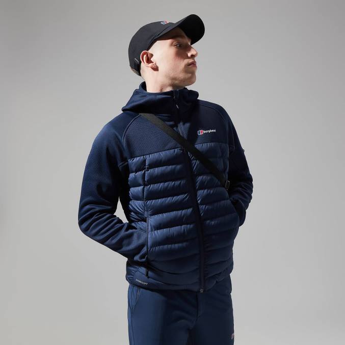 Berghaus moški urbani pravitale hibrid 6JTH67 oblačila mornarsko navy blazer/dusk