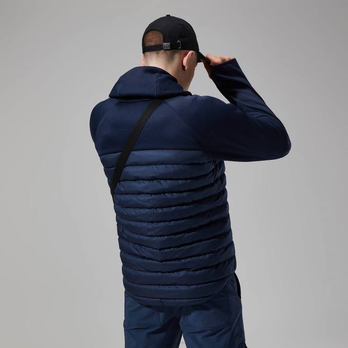 Berghaus moški urbani pravitale hibrid 6JTH67 oblačila mornarsko navy blazer/dusk