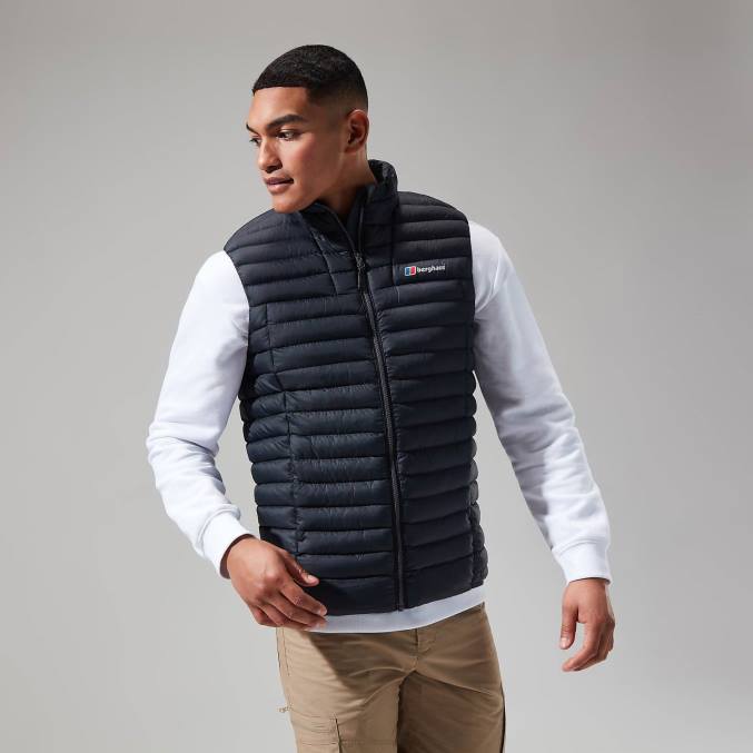 Berghaus moški vaskye telovnik 6JTH78 oblačila Črna