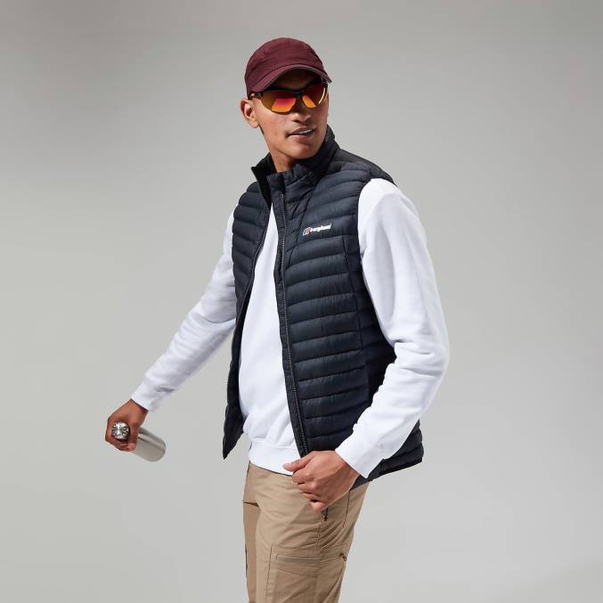 Berghaus moški vaskye telovnik 6JTH78 oblačila Črna