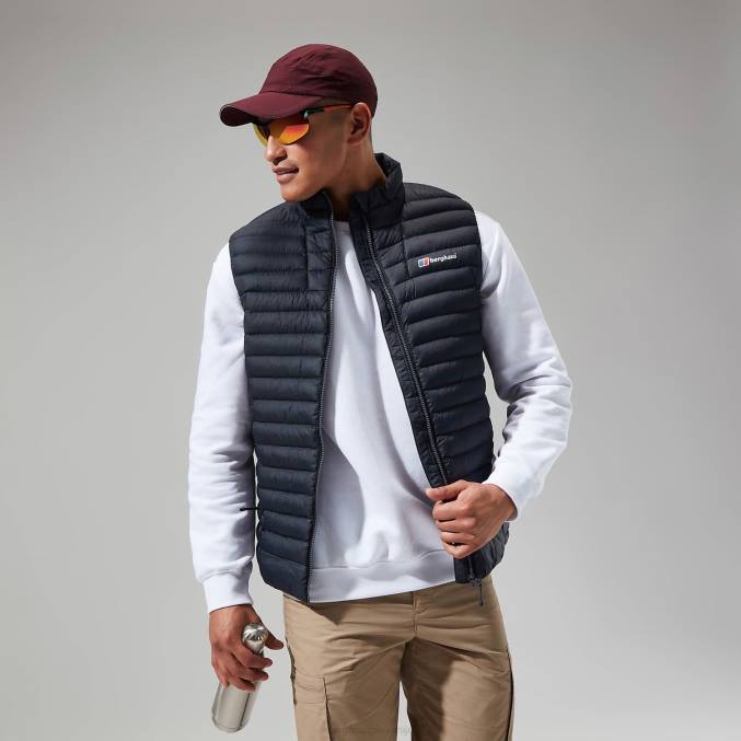 Berghaus moški vaskye telovnik 6JTH78 oblačila Črna