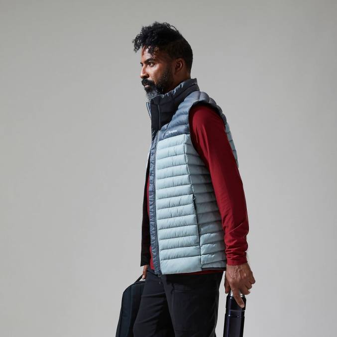 Berghaus moški vaskye telovnik 6JTH79 oblačila siva