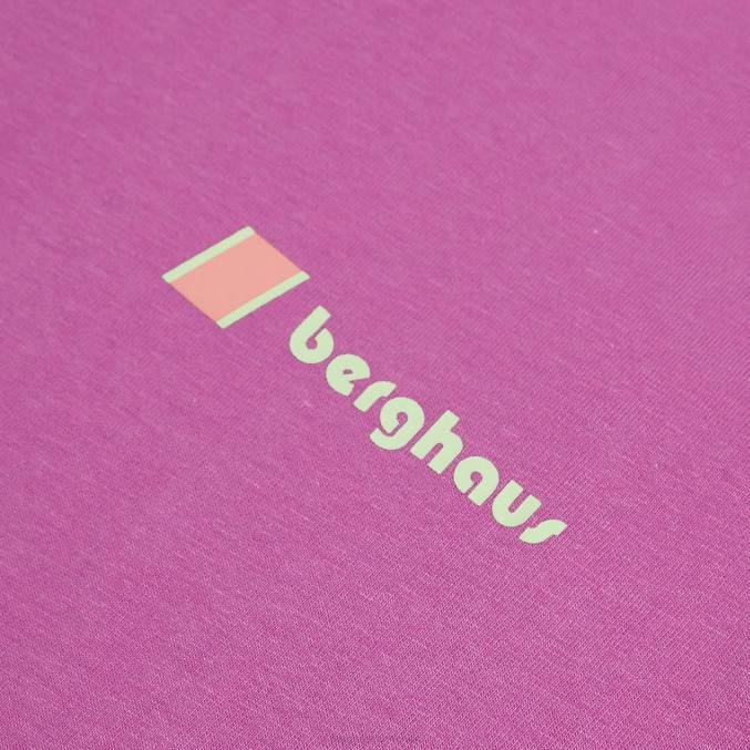 Berghaus moški majica s kratkimi rokavi 6JTH221 oblačila vijolična