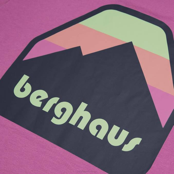 Berghaus moški majica s kratkimi rokavi 6JTH221 oblačila vijolična