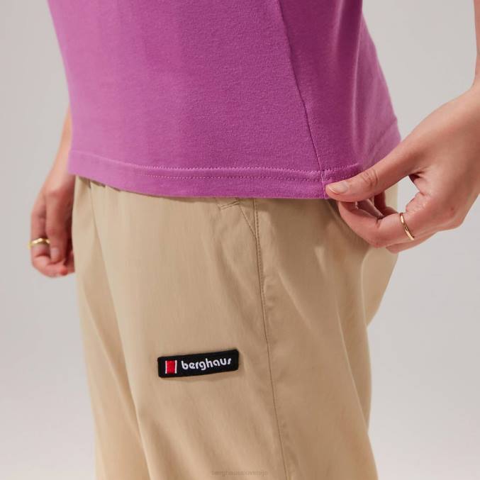 Berghaus moški majica s kratkimi rokavi 6JTH221 oblačila vijolična