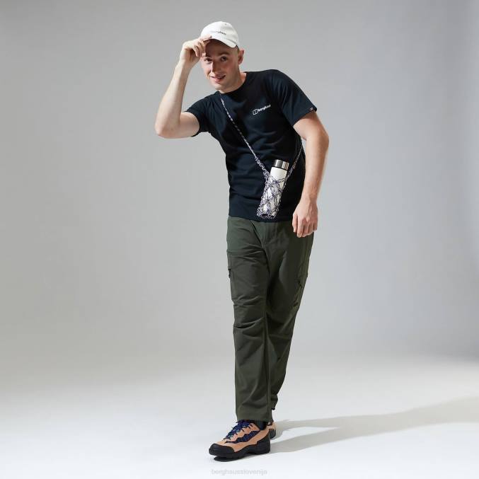 Berghaus moški majica s kratkimi rokavi dolomites mtn 6JTH203 oblačila Črna