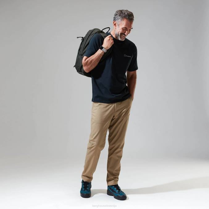 Berghaus moški majica s kratkimi rokavi francoski Pireneji 6JTH192 oblačila Črna