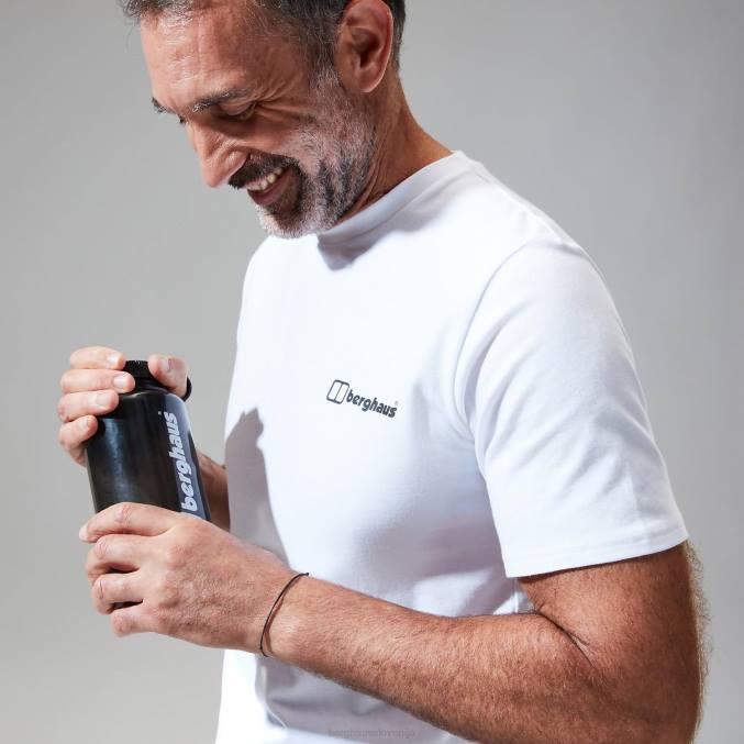 Berghaus moški majica s kratkimi rokavi francoski Pireneji 6JTH193 oblačila bela